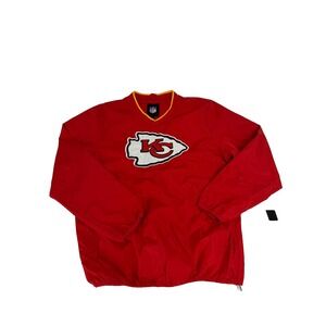 Kansas City Chiefs G-III Mens Red Crossover Pullover Jacket Size Small S NWT